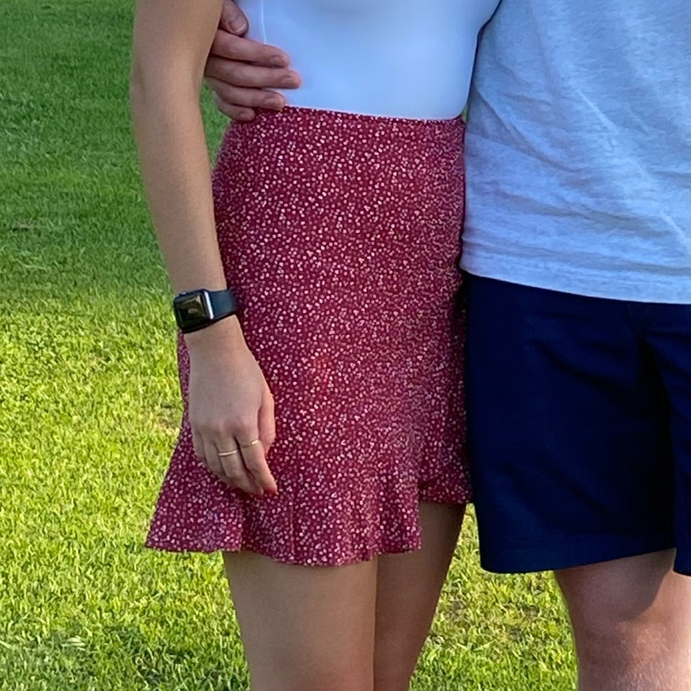 Abercrombie & Fitch Floral Mini Skirt